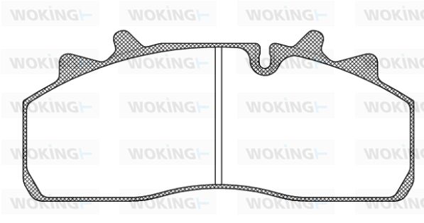 WOKING Jarrupala, levyjarru JSA 13543.10