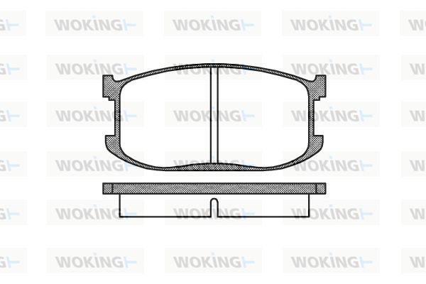 WOKING Jarrupala, levyjarru P0263.00