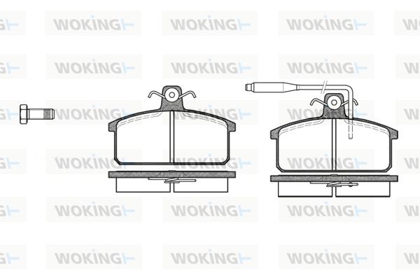 WOKING Jarrupala, levyjarru P0283.02