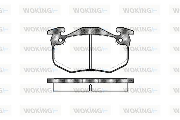 WOKING Jarrupala, levyjarru P0443.80