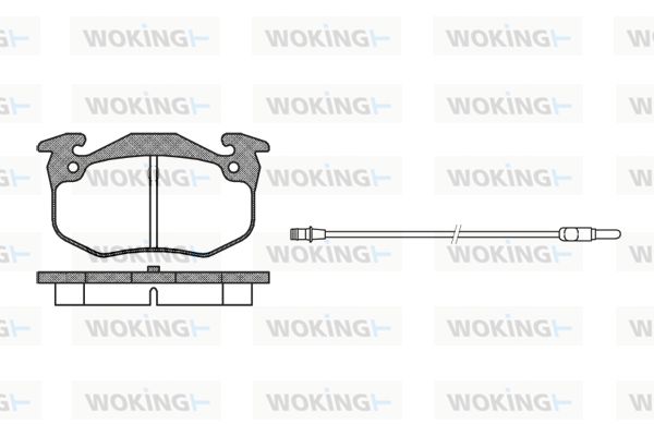 WOKING Jarrupala, levyjarru P0443.92