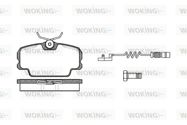 WOKING Jarrupala, levyjarru P0453.02