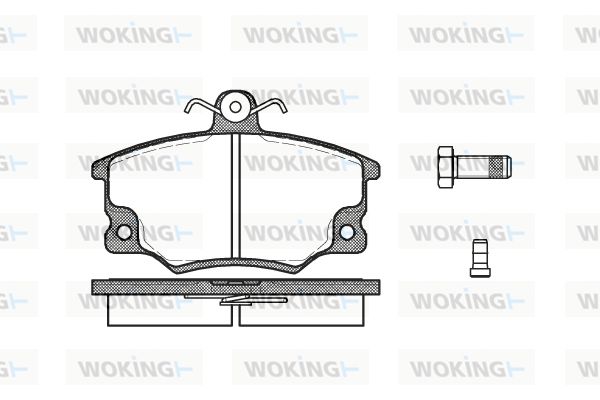 WOKING Jarrupala, levyjarru P0463.14