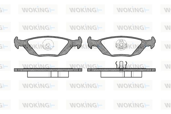 WOKING Jarrupala, levyjarru P0553.20