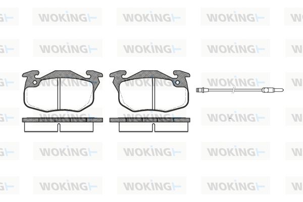 WOKING Jarrupala, levyjarru P0923.12