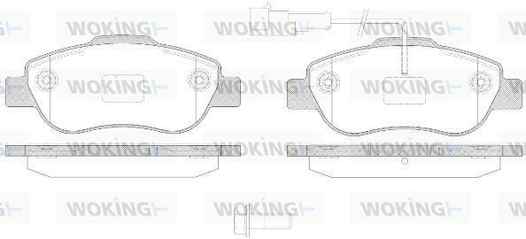 WOKING Jarrupala, levyjarru P10003.21