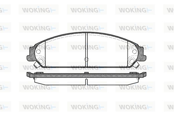 WOKING Jarrupala, levyjarru P10283.08