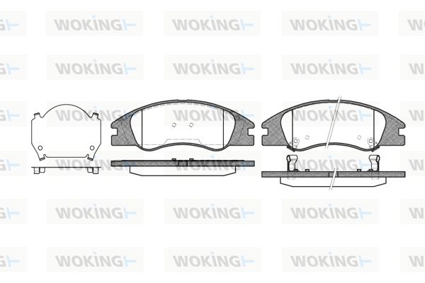 WOKING Jarrupala, levyjarru P10343.02