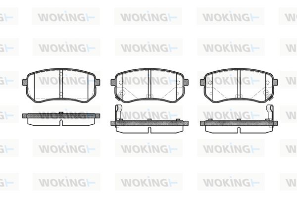 WOKING Jarrupala, levyjarru P10353.02