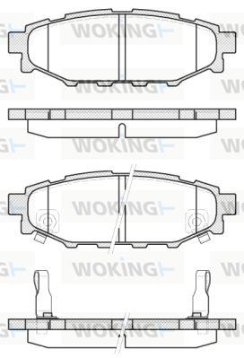 WOKING Jarrupala, levyjarru P10363.12