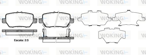 WOKING Jarrupala, levyjarru P10683.02