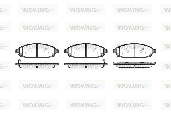 WOKING Jarrupala, levyjarru P10733.02