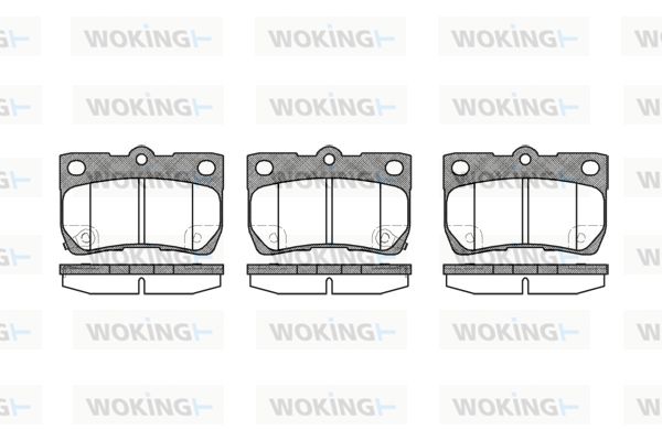 WOKING Jarrupala, levyjarru P10813.02