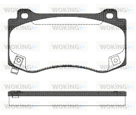 WOKING Jarrupala, levyjarru P10853.04