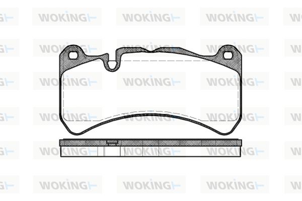 WOKING Jarrupala, levyjarru P10923.00