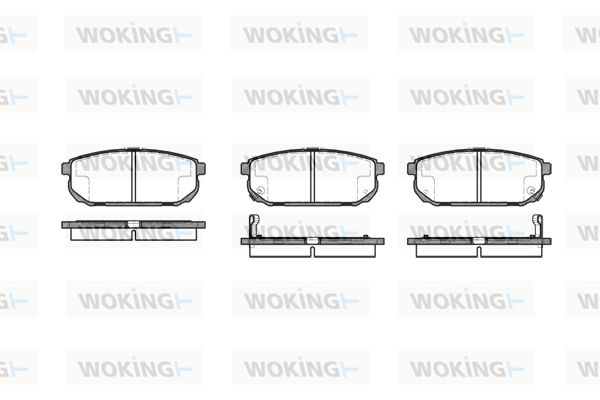 WOKING Jarrupala, levyjarru P11423.02