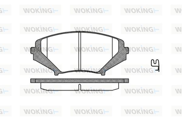 WOKING Jarrupala, levyjarru P11803.01