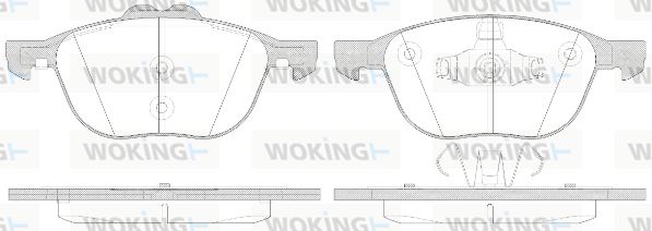 WOKING Jarrupala, levyjarru P11823.50