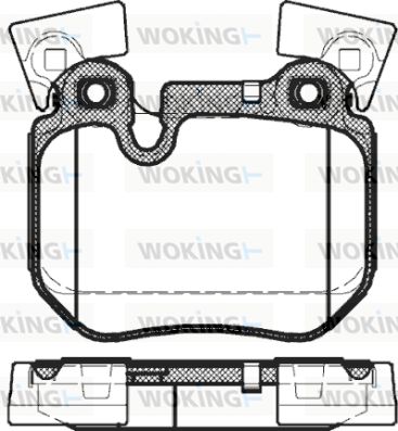 WOKING Jarrupala, levyjarru P12733.00