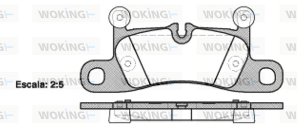 WOKING Jarrupala, levyjarru P12793.10