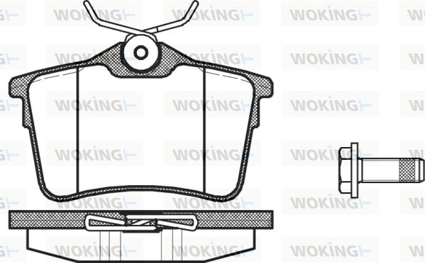 WOKING Jarrupala, levyjarru P12823.00