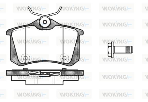 WOKING Jarrupala, levyjarru P12913.10