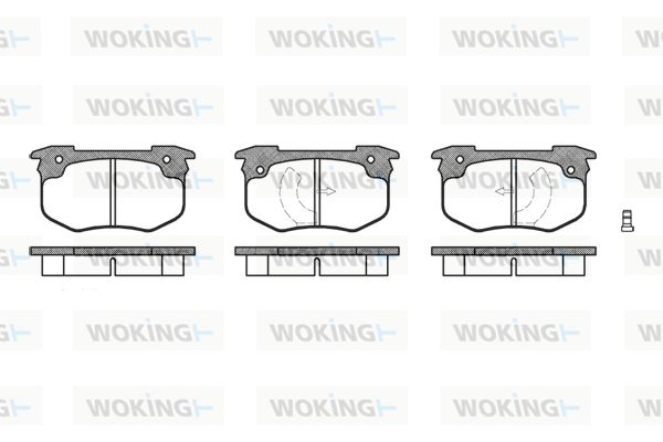 WOKING Jarrupala, levyjarru P1293.12