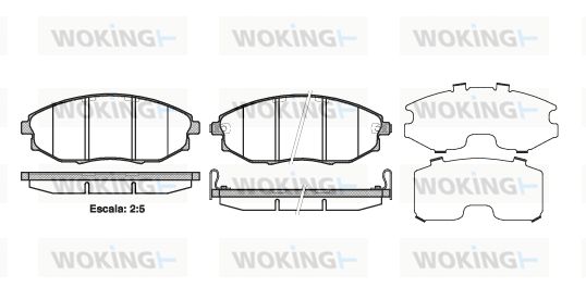 WOKING Jarrupala, levyjarru P13233.02