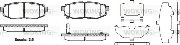 WOKING Jarrupala, levyjarru P13283.01