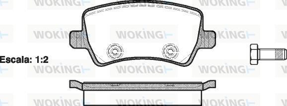 WOKING Jarrupala, levyjarru P13363.00