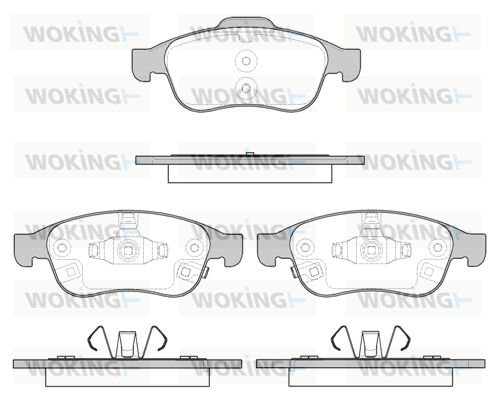 WOKING Jarrupala, levyjarru P13483.12