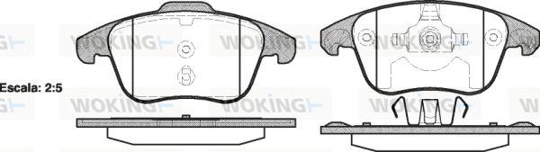 WOKING Jarrupala, levyjarru P13493.00