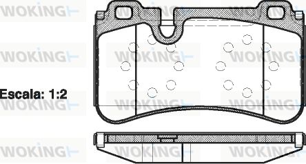 WOKING Jarrupala, levyjarru P13803.00