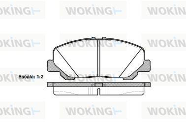 WOKING Jarrupala, levyjarru P13873.00