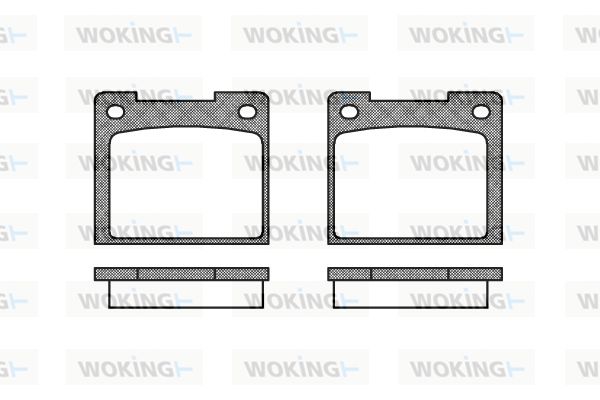 WOKING Jarrupala, levyjarru P1393.20