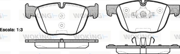 WOKING Jarrupala, levyjarru P13973.00