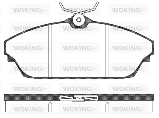 WOKING Jarrupala, levyjarru P14043.00