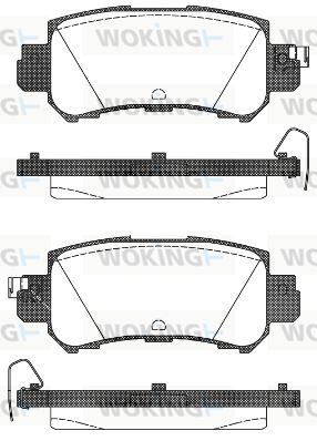 WOKING Jarrupala, levyjarru P14073.00