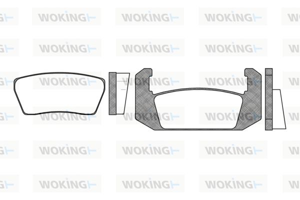 WOKING Jarrupala, levyjarru P1413.00