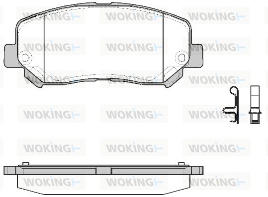 WOKING Jarrupala, levyjarru P14133.22