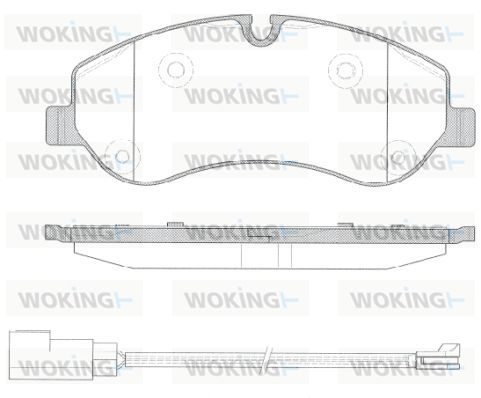 WOKING Jarrupala, levyjarru P14203.02