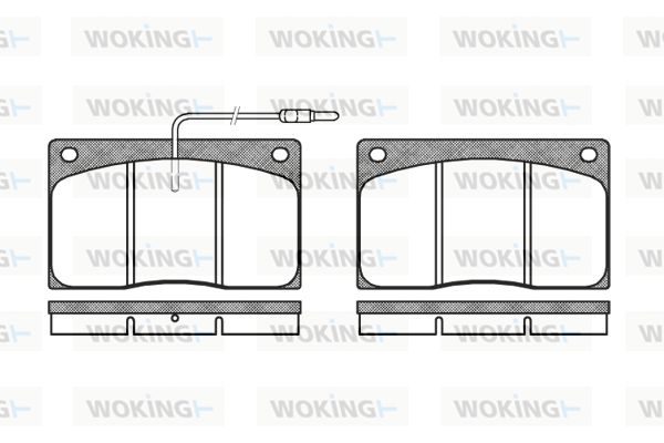 WOKING Jarrupala, levyjarru P1443.02