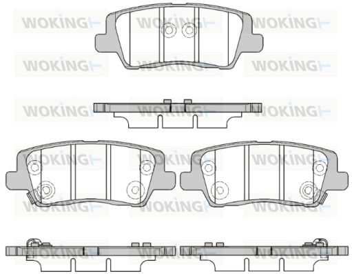 WOKING Jarrupala, levyjarru P14643.05