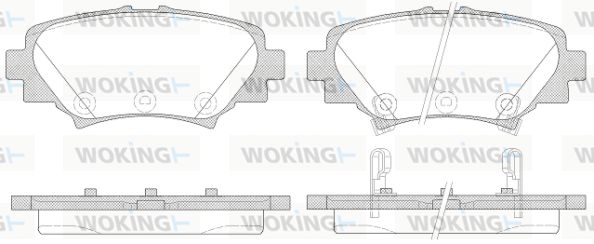 WOKING Jarrupala, levyjarru P14703.02