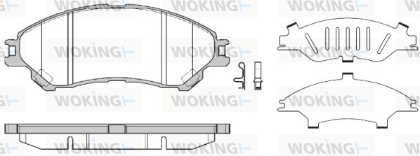 WOKING Jarrupala, levyjarru P14893.02