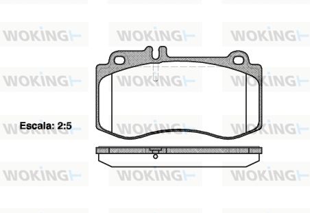 WOKING Jarrupala, levyjarru P15063.00