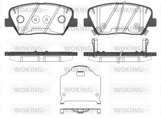 WOKING Jarrupala, levyjarru P15123.02