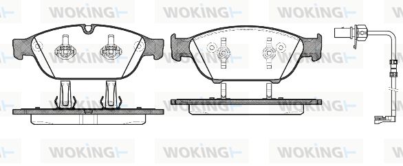 WOKING Jarrupala, levyjarru P15413.12