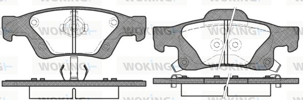 WOKING Jarrupala, levyjarru P15463.02