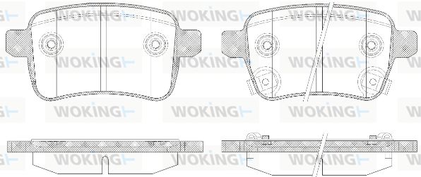 WOKING Jarrupala, levyjarru P15503.12